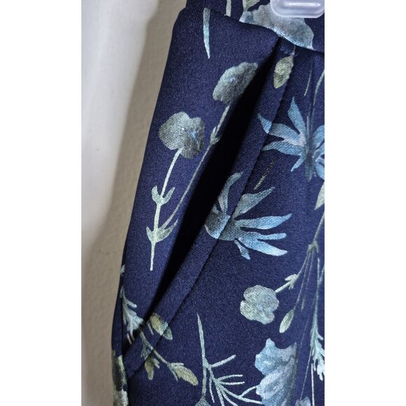 Isaac Mizrahi New York Floral High-Waisted Bootcut Pants Women's Size M Petite - Picture 3 of 8